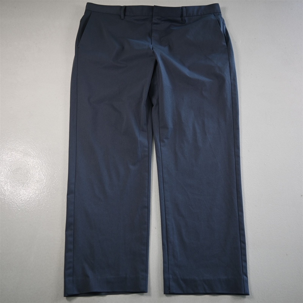 Ministry of Supply 40x32 Blue Standard Straight Performance Mens Pants